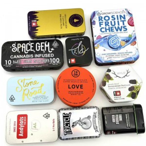 1.professional marijuana child resistant tin box Supplier