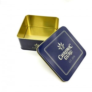 China Square Tin Box 4.92×4.92 Inches Companies and Factories | CR