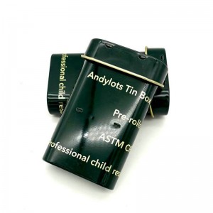 China Hinged Standup Sliding Style Child Resistant Tin Case Companies and Factories | CR