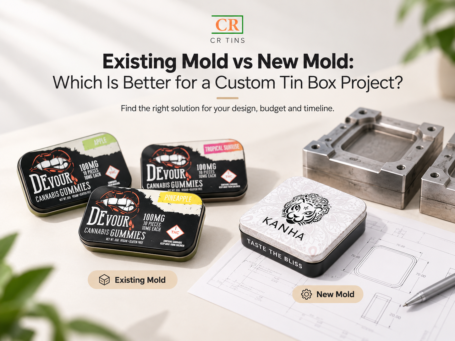 Existing Mold vs New Mold: Which Is Better for a Custom Tin Box Project?