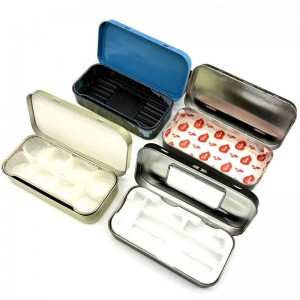 China Large Hinged Child Resistant Tin Box Companies and Factories | CR