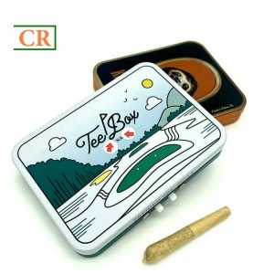 Original Retro Flip Airtight Child Resistant Tin Case