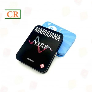 Middle Vertical Child Resistant Tin Case