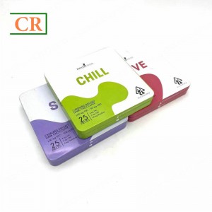 2022 High quality Child Proof Tin Can - Square Child Resistant Tin Box for Chocolate Packaging – CR