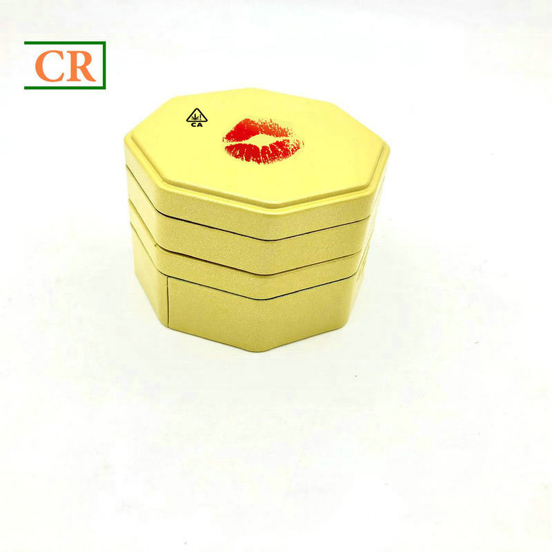 Hexagon child resistant tin box (4)