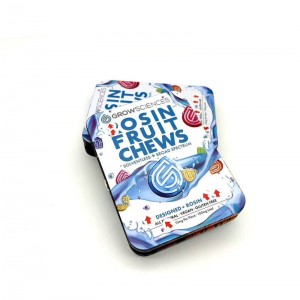 China Hinged Child Resistant Tin Box for Pre-rolls or Gummies Companies and Factories | CR