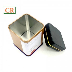 Airtight Square Child Resistant Tin Box