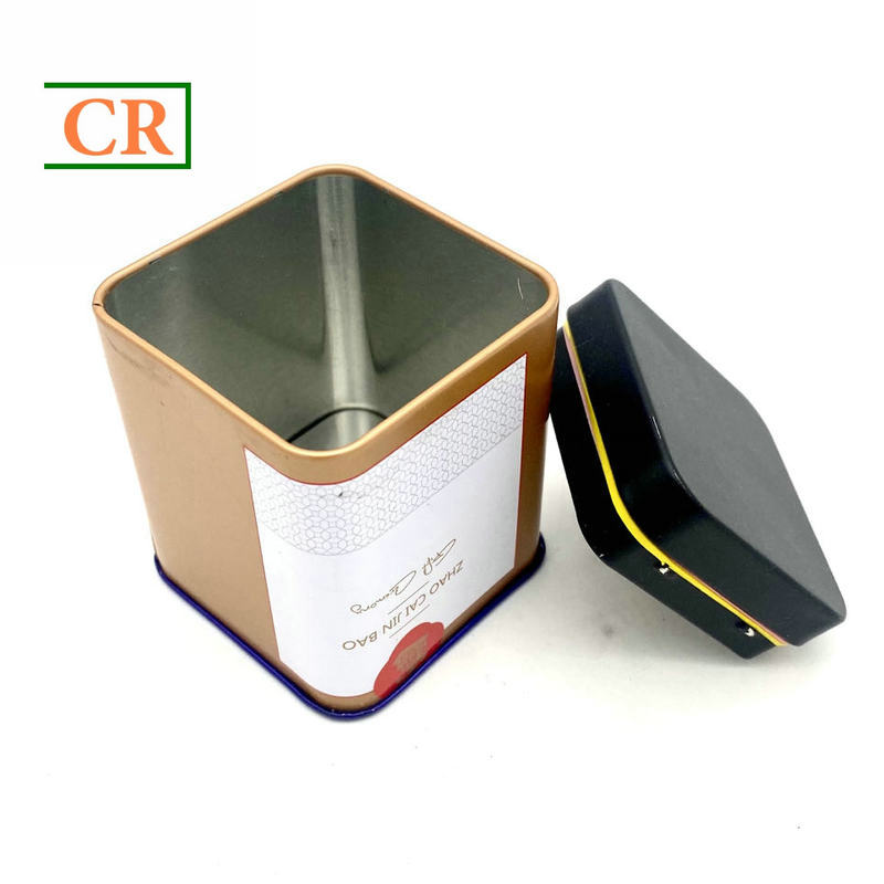 airtight child resistant square tin cube (2)