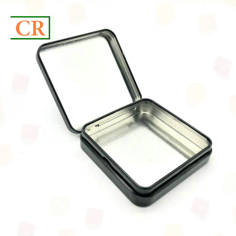 flip top hinged square tin case (5)