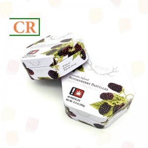Hexagon Child Resistant Tin Box