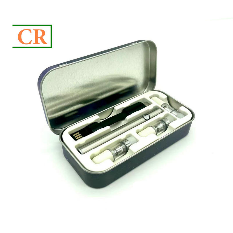 high-end 510 vape cartridge metal packaging