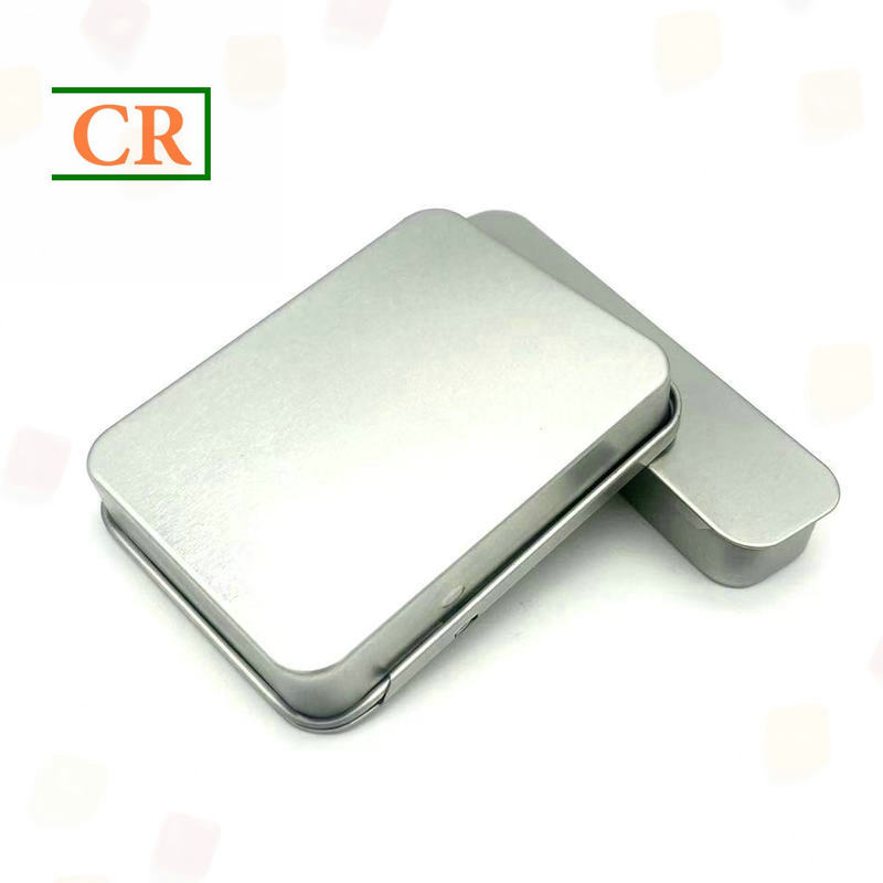slide child resistant tin case for pre-rolls