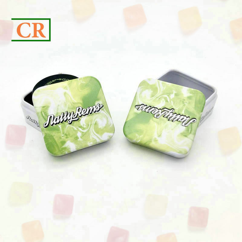 square tin cube for concentrate glass jar (7)